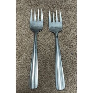 Armack Japan Stainless Steel Slanted Tip Salad 2 Forks